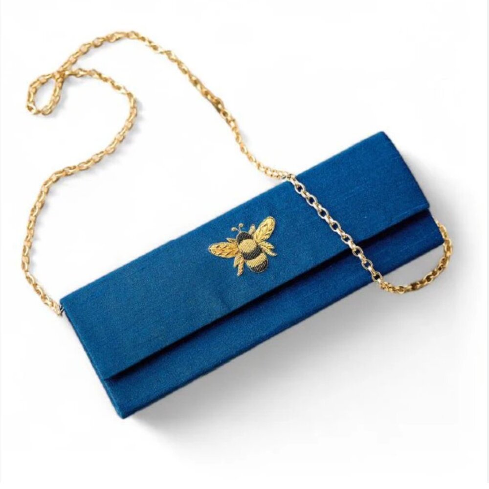 Monticello Silk Evening Bag